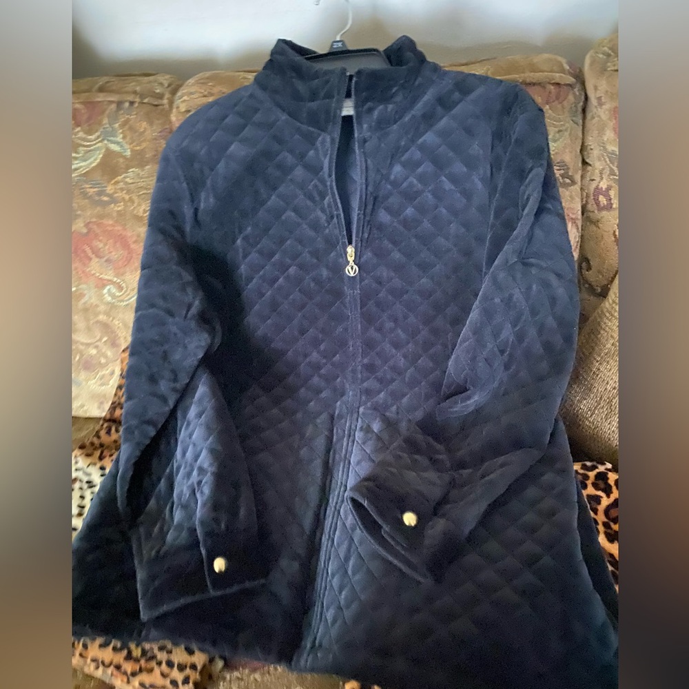Velveteen Quilted Casual Jacket